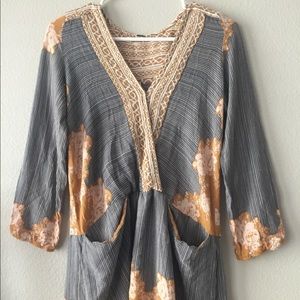 cute yellow and blue shirt